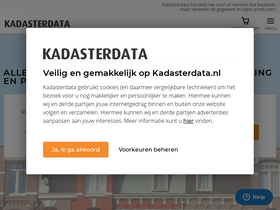 'kadasterdata.nl' screenshot