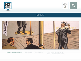 'nzhistory.govt.nz' screenshot