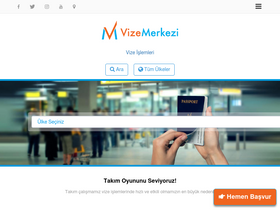 'vizemerkezi.com' screenshot