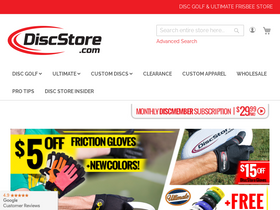'discstore.com' screenshot