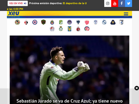 'xeudeportes.mx' screenshot