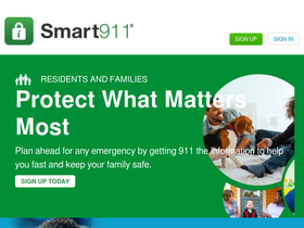 'smart911.com' screenshot