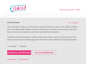 'eterminservice.de' screenshot