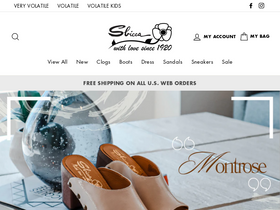 sbiccafootwear.com homepage screenshot