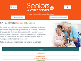 'seniorsavotreservice.com' screenshot