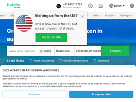 'belvilla.nl' screenshot