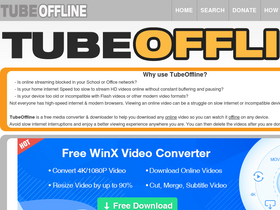 'tubeoffline.com' screenshot
