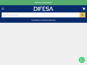 'difesa.mx' screenshot