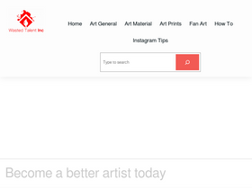 'wastedtalentinc.com' screenshot