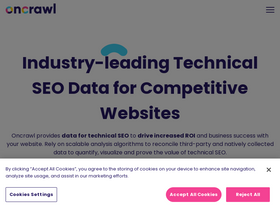 'oncrawl.com' screenshot