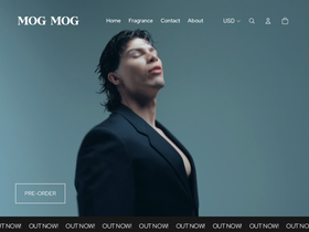 mogfragrance.com homepage screenshot