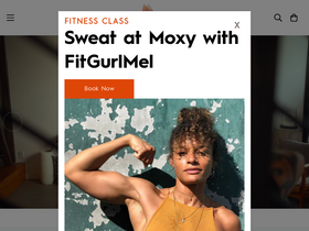 Fitgurlmel.com homepage screenshot