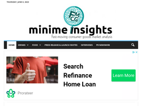 'minimeinsights.com' screenshot