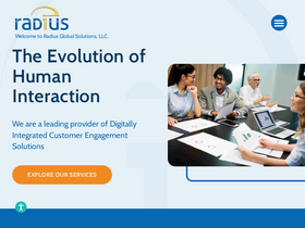 'radiusgs.com' screenshot