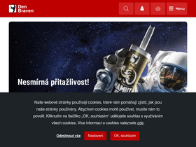 'denbraven.cz' screenshot