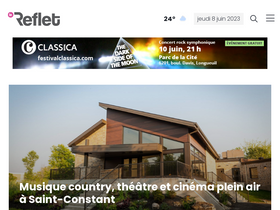 'lereflet.qc.ca' screenshot