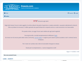 'ilrasoio.com' screenshot