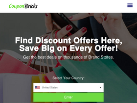 'couponbricks.com' screenshot