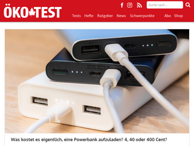 'oekotest.de' screenshot