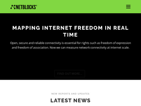 'netblocks.org' screenshot