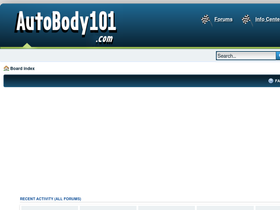 'autobody101.com' screenshot