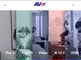 'aver.com' screenshot