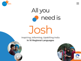 'joshtalks.com' screenshot