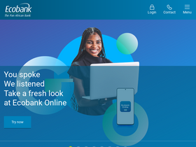 'omniplus.ecobank.com' screenshot