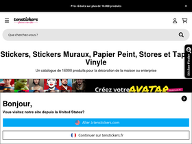 'tenstickers.fr' screenshot