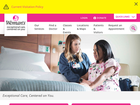 'womans.org' screenshot