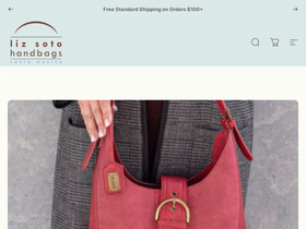 lizsoto.com homepage screenshot