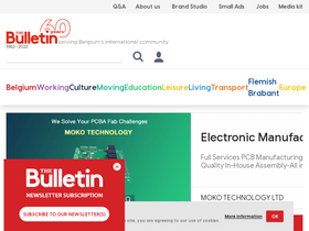 'thebulletin.be' screenshot