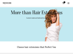 slovenianhair.com homepage screenshot