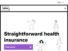 'ahm.com.au' screenshot