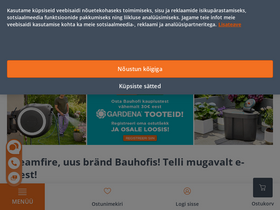 'bauhof.ee' screenshot