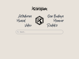 'koropak.co.id' screenshot