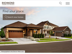 'richmondamerican.com' screenshot