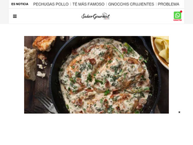 'saborgourmet.com' screenshot