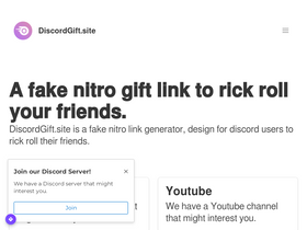 Free Discord Nitro Gift Rick Roll Link 