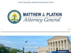 'njoag.gov' screenshot