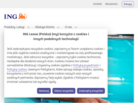 'inglease.pl' screenshot