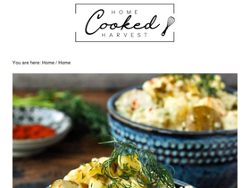 'homecookedharvest.com' screenshot