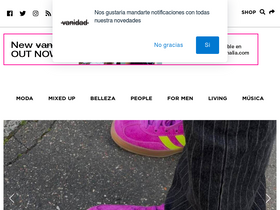 'vanidad.es' screenshot