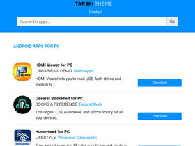 'tarskitheme.com' screenshot
