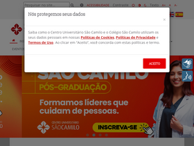 'saocamilo-sp.br' screenshot