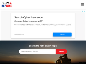 'nepbike.com' screenshot