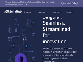 'juliahub.com' screenshot