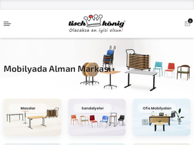 'tischkoenig.com.tr' screenshot