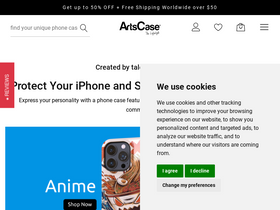 'artscase.com' screenshot