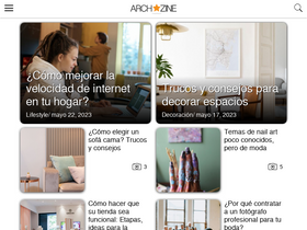 'archzine.es' screenshot